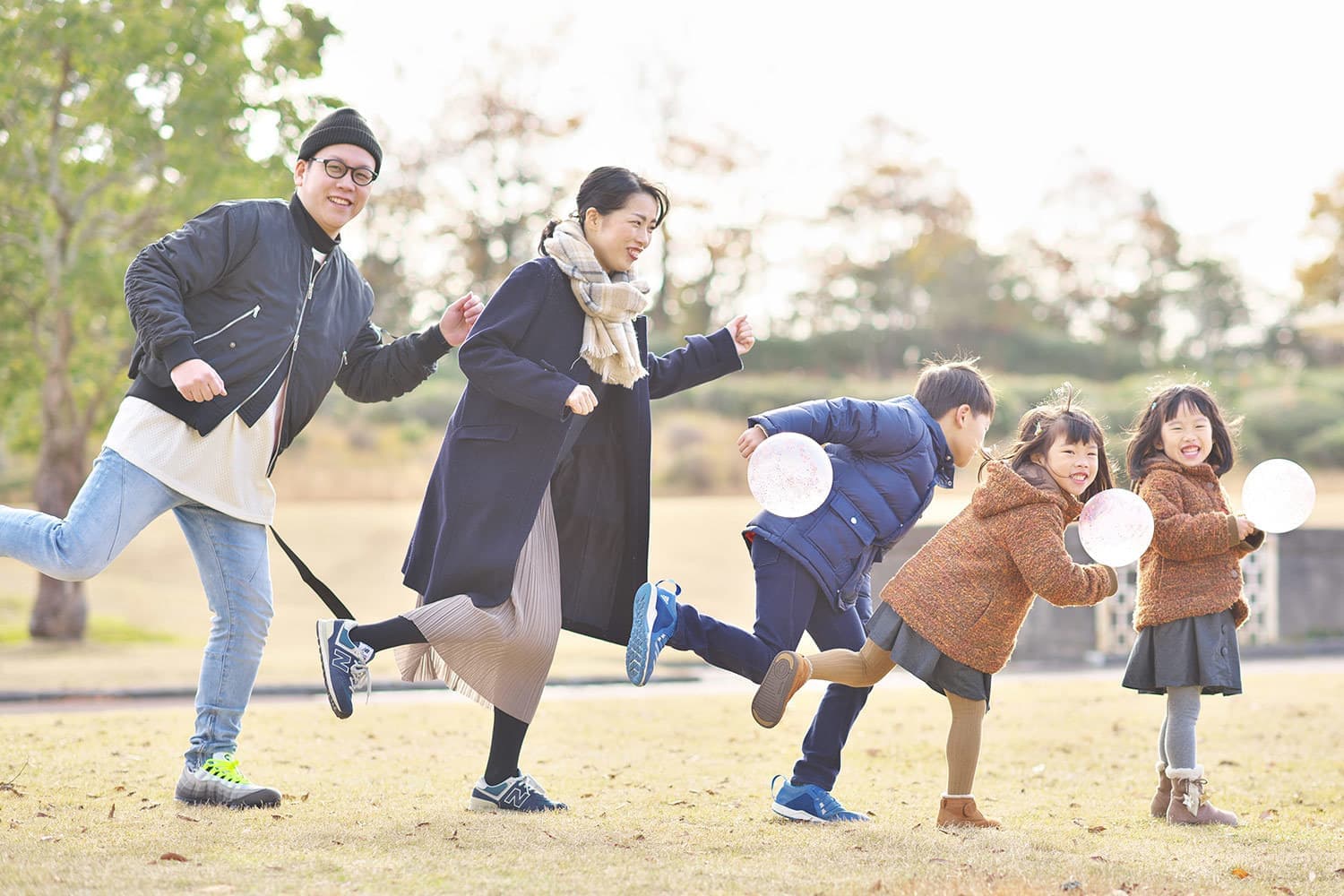 出張家族写真撮影