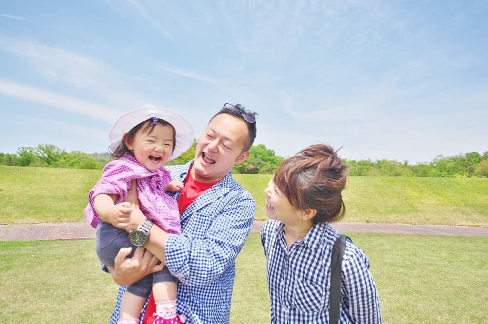 出張家族写真撮影