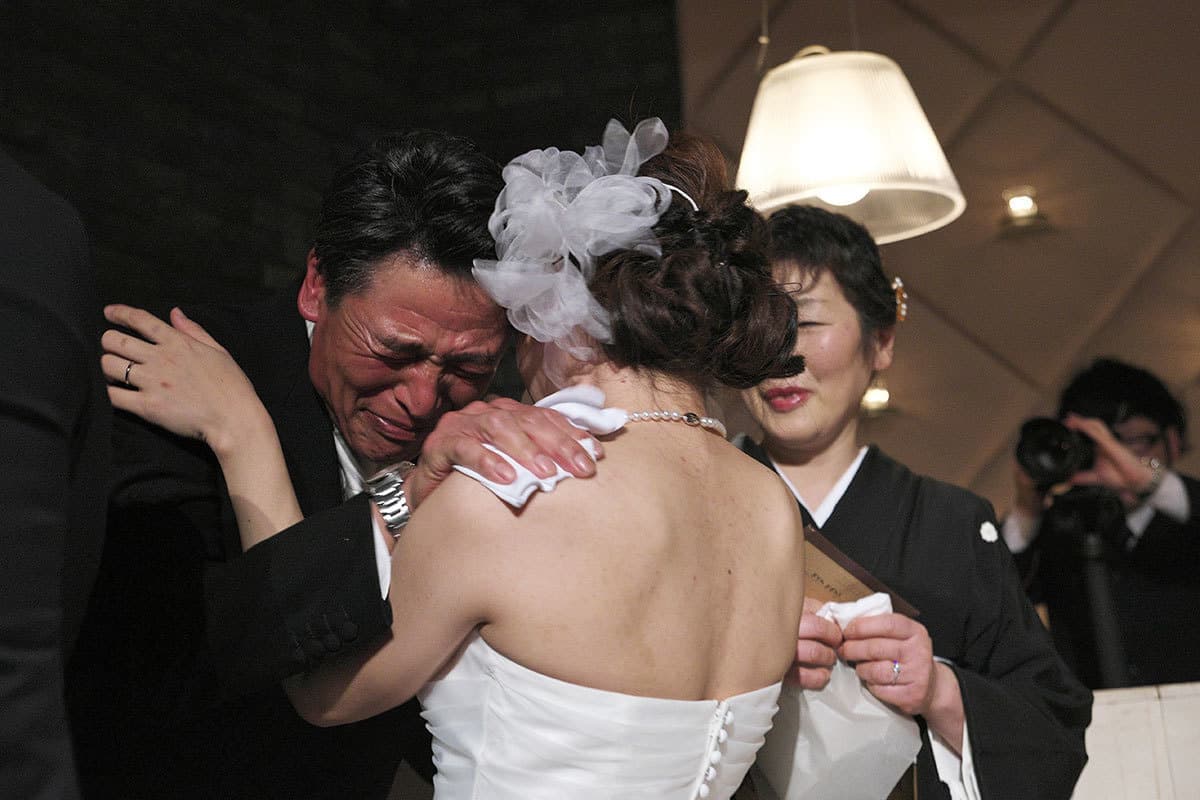 新婦父感動の瞬間