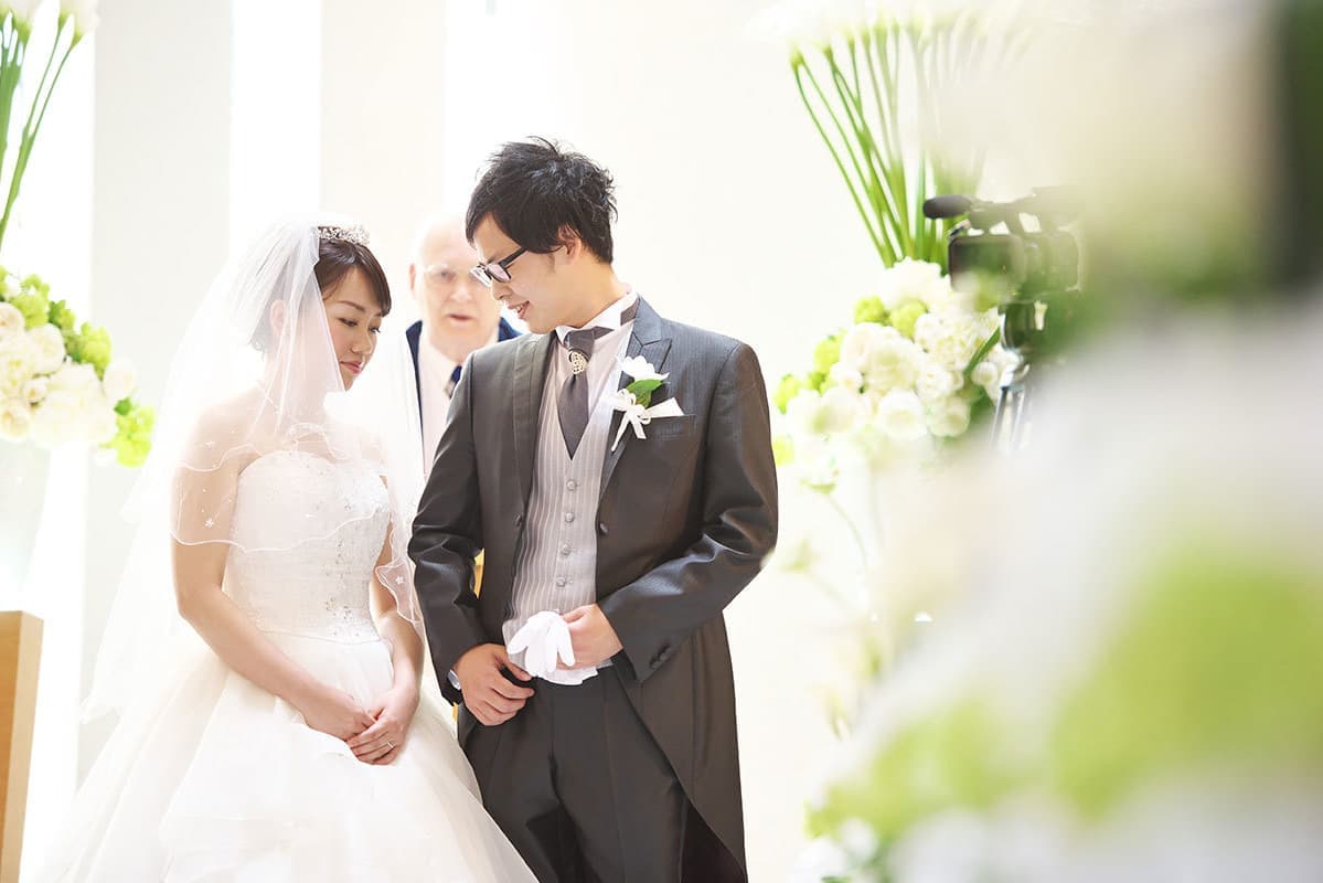 結婚写真のカメラマン
